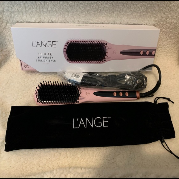 L’ANGE Other - L’ANGE LE VITE HAIRBRUSH STRAIGHTENER BLUSH NWT!